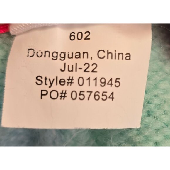 Pastel Gradient Wool blend Knit Shorts hombre blue green cottagecore fairycore - Picture 4 of 8